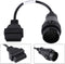 OBD2 38-pins naar 16-pins OBD2-diagnosekabel voor Iveco Truck