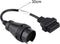 OBD2 38-pins naar 16-pins OBD2-diagnosekabel voor Iveco Truck
