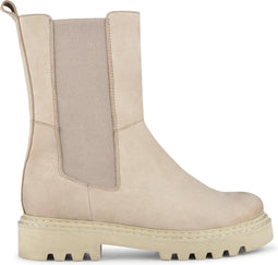 PS Poelman SATURNO - Chelsea Laarzen - Chunky zool - Taupe - Maat 37