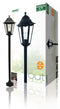 Ranex 5000.037 - Tuinpaal - Klassiek lantaarnpaal - E27 fitting - 125 cm - Weersbestendig - Aluminium Glas