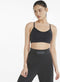 PUMA LOW IMPACT STUDIO FOUNDATION BRA Dames Sportbeha - Zwart - Maat S