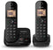 Panasonic KX-TGC422 - DECT-telefoon - 2 handsets met antwoordapparaat en handsfree - (2 stuks)