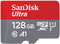 SanDisk Ultra - microSDXC 128GB - A1 UHS-I tot 150 MB/s - incl. SD-adapter