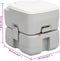 vidaXL - Campingtoilet - en - watertankset - draagbaar
