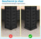 BRASQ Stellingkast Zwart - Set van 2 - Metalen Opbergrek - 180x90x40 cm - 5 lagen - 175 KG per plank (set van 2)