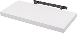 Rootz Wandgemonteerd displayplank - Zwevend boekenkastrek - Hoogwaardig MDF - Wit 60 x 23 x 3,8 cm