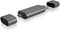 Icy Box IB-CR201-C3 - Geheugenkaartlezer - USB 3.2 Gen 1 Type-C - Antraciet