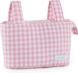 Organizer tas voor kinderwagen Mi bollito Roze Vichy 15 x 18 x 45 cm