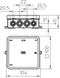 OBO Bettermann 2000386 Verdeeldoos (l x b) 100 mm x 100 mm 1 stuk(s)