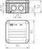 OBO Bettermann 2007900 Verdeeldoos (l x b) 90 mm x 90 mm