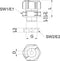 OBO Bettermann 2024942 Wartel 1.5 mm Kunststof Lichtgrijs 5 stuk(s)
