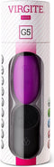 Virgite - Oplaadbaar Vibrerend Eitje - Met Remote Control - G5 - paars
