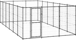 vidaXL - Hondenkennel - 21,78 - m² - staal