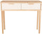 Versa ORPIERRE - Console - 30 x 78 x 100 cm - Wit Bruin