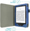 imoshion E-reader Hoesje - Geschikt voor Tolino Shine 3 - Vegan Leather Bookcase - Donkerblauw