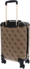 Guess Berta 18 - Dames Reiskoffer - 4 Wielen - Latte Logo Brown