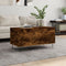 vidaXL - Salontafel - 90x44,5x45 - cm - bewerkt - hout - gerookt - eikenkleurig