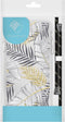 iMoshion Hoesje Geschikt voor Samsung Galaxy S21 Plus Hoesje Met Koord - iMoshion Design Hoesje met Koord - Wit / Zwart / Transparant / Goud / Glamour Botanic