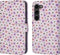 iMoshion Hoesje Geschikt voor Samsung Galaxy S23 Hoesje Met Pasjeshouder - iMoshion Design Bookcase smartphone - Meerkleurig / Purple Flowers