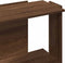 vidaXL - Boekenkast - 3-laags - 60x30x80 - cm - bewerkt - hout - bruin - eikenkleur