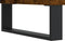 vidaXL - Salontafel - 90x50x40 - cm - bewerkt - hout - gerookt - eikenkleurig