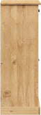 vidaXL - Schoenenkast - VIGO - 60x35x96 - cm - massief - grenenhout
