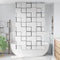 vidaXL - Doucherolgordijn - 140x240 - cm - stofbreedte - 136 - cm