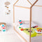 Dekbedovertrek zonder vulling HappyFriday Mr Fox Piggys Multicolour 90 x 200 cm