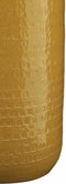 Mica Decorations - Bloemenvaas keramiek okergeel met relief patroon - D25/H50 cm