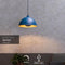 Lucide SIEMON - Hanglamp - Ø 40 cm - Dimbaar - Blauw