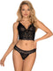 Obsessive 837-THC-1 Thong - Erotisch Onderbreok - Maat L/XL - Zwart