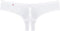 Obsessive Alabastra Crotchless Thong Wit - L/XL
