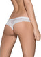 Obsessive Alabastra Crotchless Thong Wit - L/XL