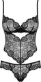 Obsessive - Alabastra Halve Beugel BH Kruisloze String S/M