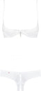Obsessive - Alabastra Halve Beugel BH Kruisloze String S/M