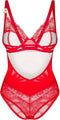 Obsessive - Aliosa Teddy Body - L/XL - Rood