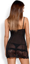 Obsessive Alluria Jurkje & String - Erotische Jurk - Maat S/M - Zwart