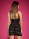 Obsessive Alluria Jurkje & String - Erotische Jurk - Maat S/M - Zwart