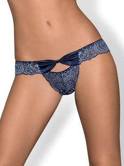 Obsessive Auroria Slipje - Erotisch Onderbroek - Maat L/XL - Zwart