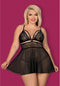 Obsessive Babydoll & String – Erotische Babydoll – Maat S/M – Zwart