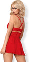 Obsessive Babydoll & String – Erotische Babydoll – Maat XXL – Rood