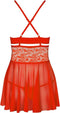 Obsessive Babydoll & String – Erotische Babydoll – Maat XXL – Rood