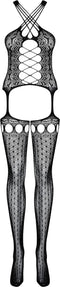 Obsessive Bodystocking - Erotische Body - One Size - Zwart
