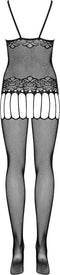 Obsessive Bodystocking F235 - Erotische Body - One Size - Zwart