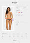 Obsessive Bravelle - Erotisch Onderbroek - Open Kruis - Zwart - S/m