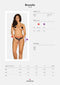 Obsessive Bravelle - Erotische String met Open Kruis - Zwart - L/XL