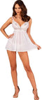 OBSESSIVE CHEMISE | Obsessive - Heavenlly Babydoll and Thong Xs/s