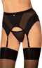 Obsessive - Chic Amoria Jarretelgordel - Zwart
