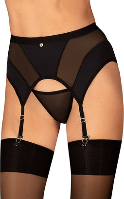 Obsessive - Chic Amoria Jarretelgordel - Zwart