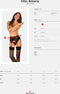 Obsessive - Chic Amoria Jarretelgordel - Zwart